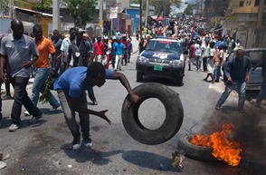 haiti manifestacion
