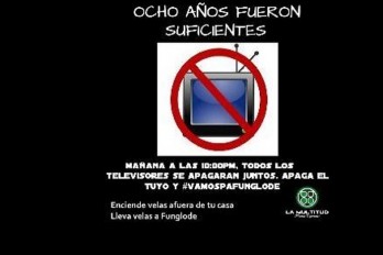 APAGAR TELEVISORES DISCURSO LEONEL